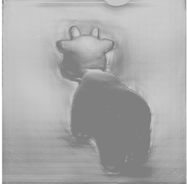 Cow silhouette render
